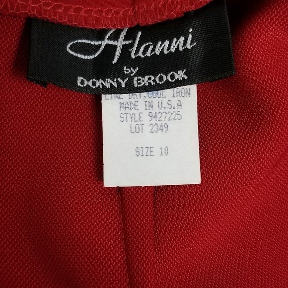 Dark Red Straight Skirt - Picture 4 of 5